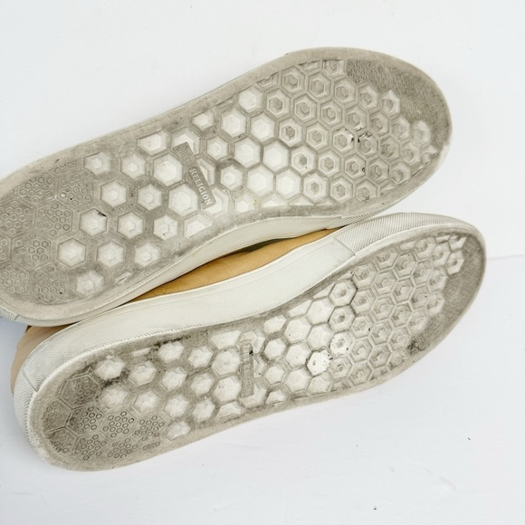 True Religion Hex V1 HIGH TOP Tan Sz 12 Leather Sneakers Shoes Mens - Picture 6 of 8